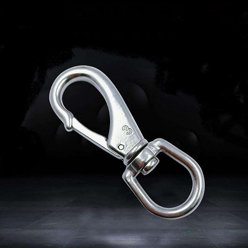 Stainless Steel Swivel Eye Snap Hooks Scuba Diving Clips Boat Marine Spring Buckles for Bird Feeders