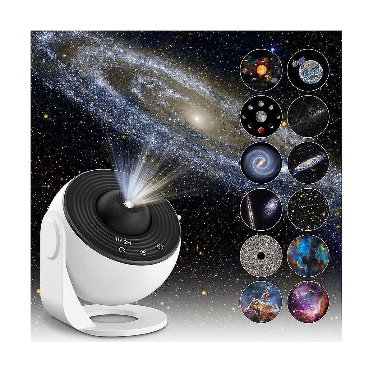 Starry Projector, Projector Lamp, Starry for Bedroom, 12 Discs, Led Starry Projector