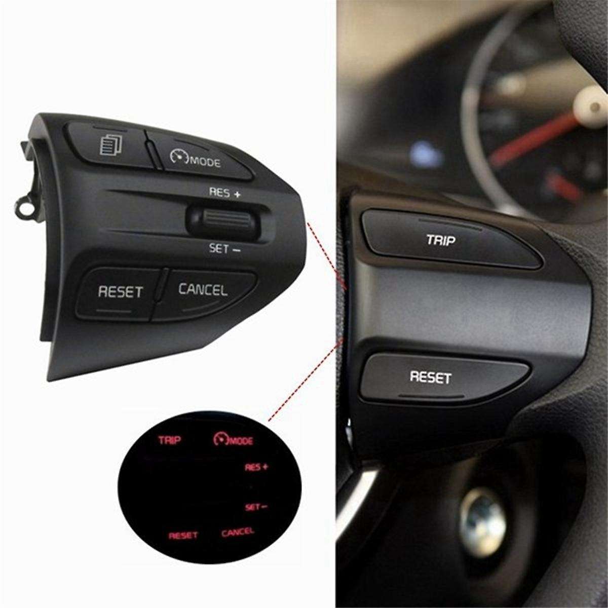 Steering Wheel Button Remote Cruise Control Switch 96720G6010 for K2 Picanto 2017 2018 2019 2020 202
