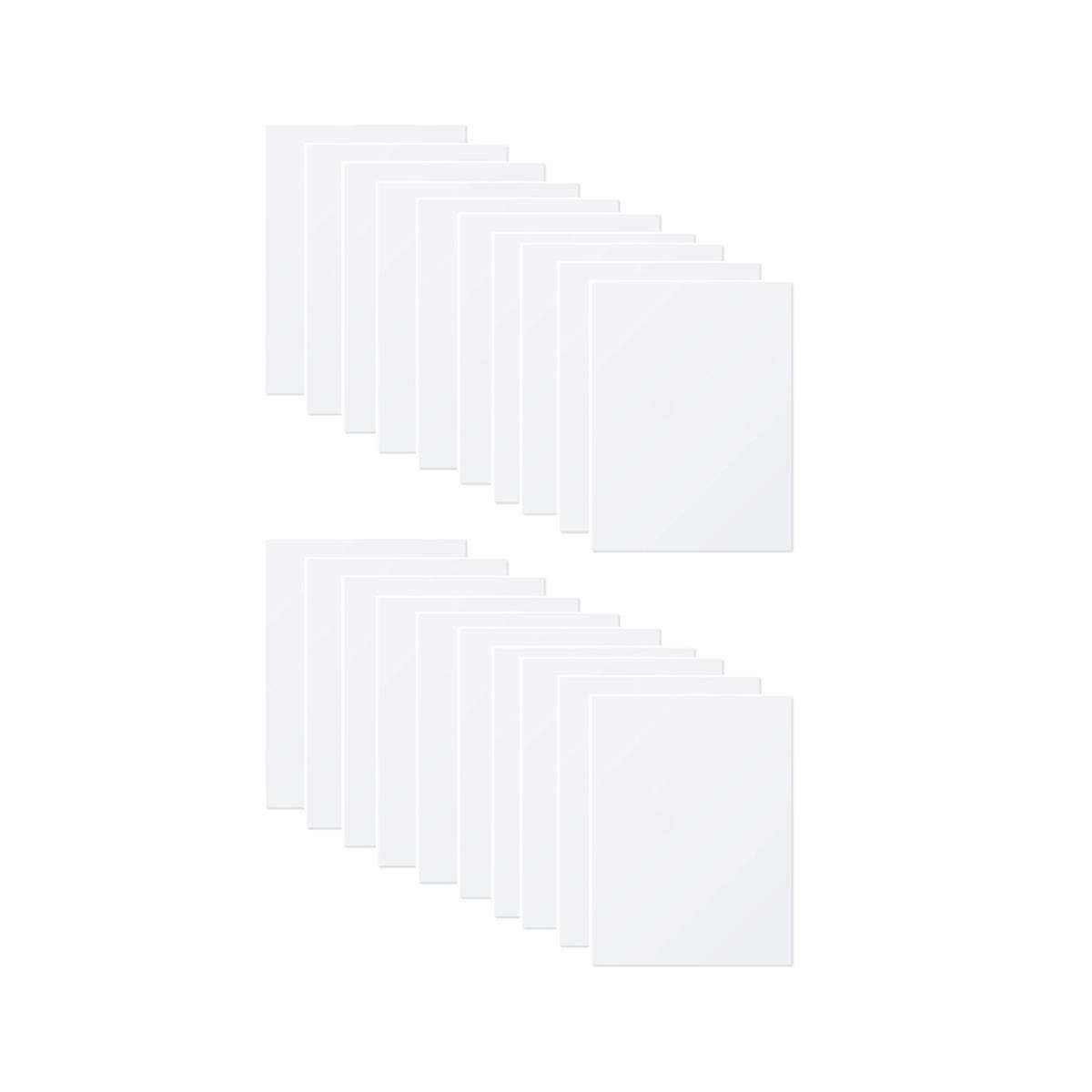 Sublimation Blanks Products for 8x10 Picture Frame, 20pcs Double-sided Sublimation Blank Aluminum fo
