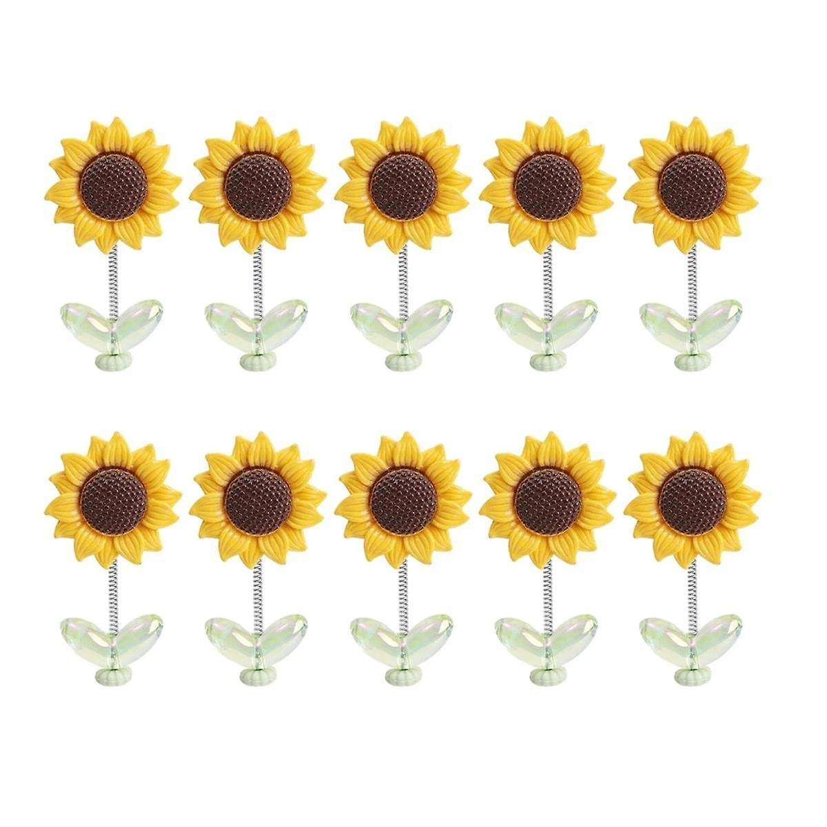 Sunflower Flower Car Decorations, Car Spring Decorations, Cute Flower Car Interior Decoration Suppl