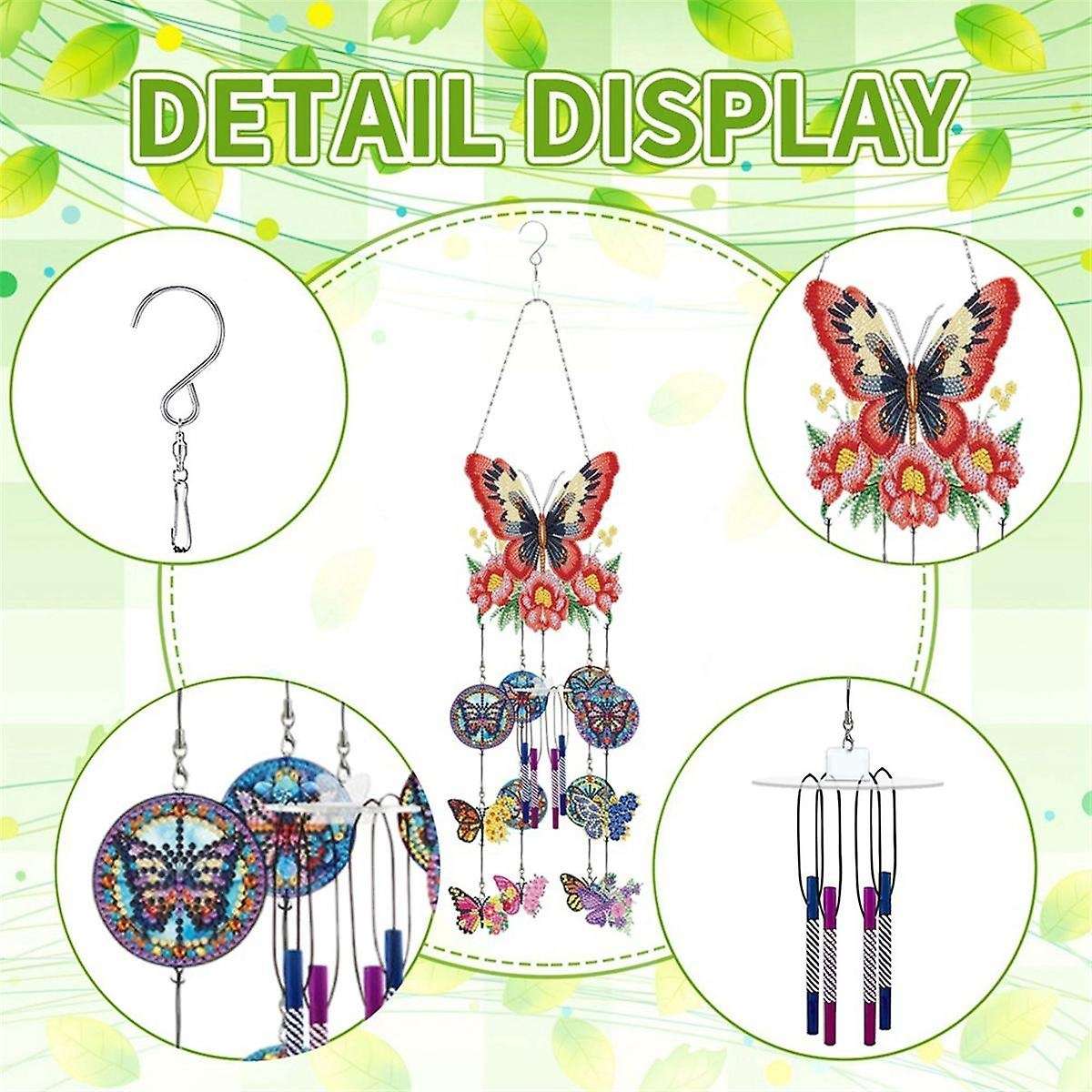 Suncatcher, Double Sided 5D Butterfly Hanging Ornament B