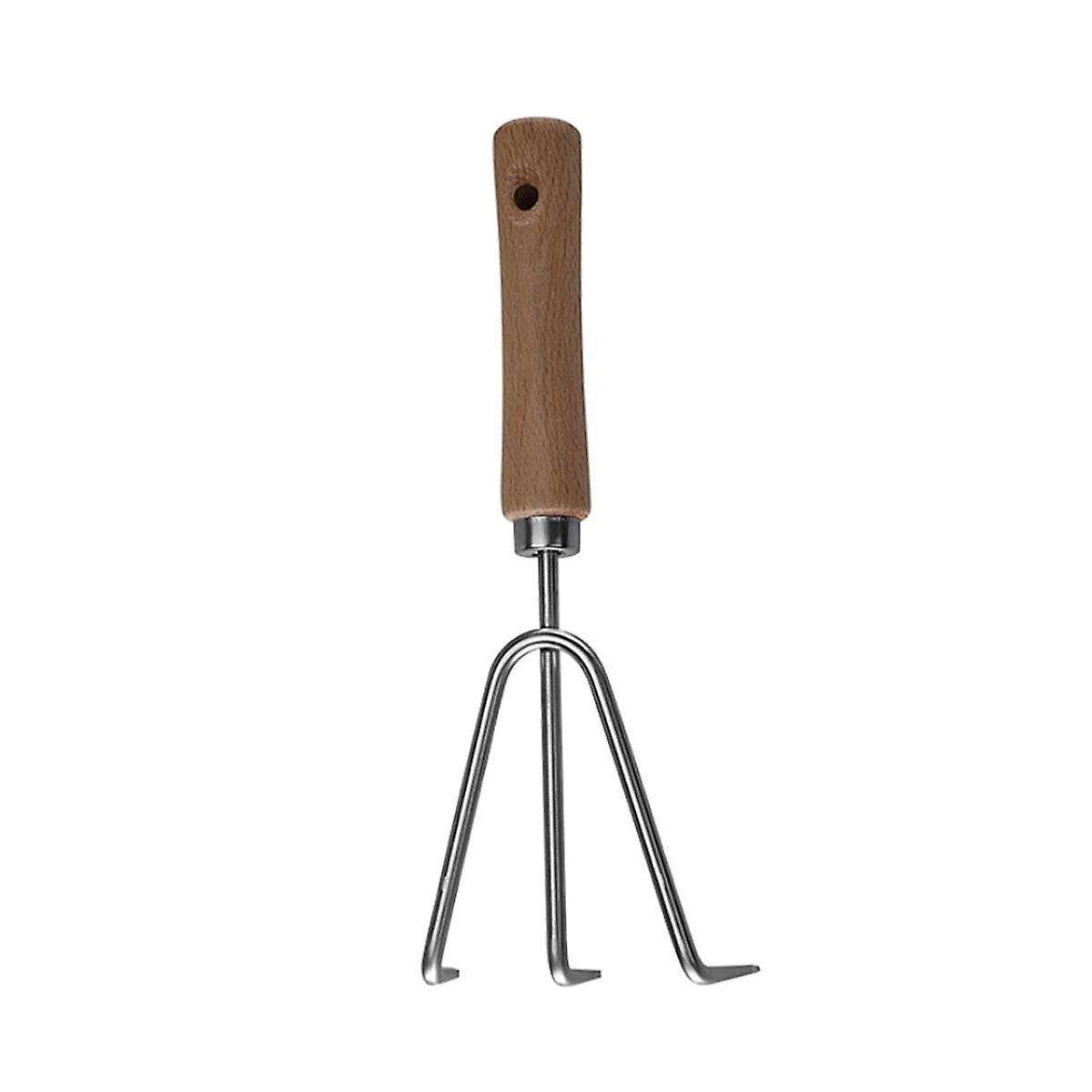 The 3-piece Garden Wooden Handle Small Shovel Includes A Wide Shovel, A Pointed Shovel and A Three-