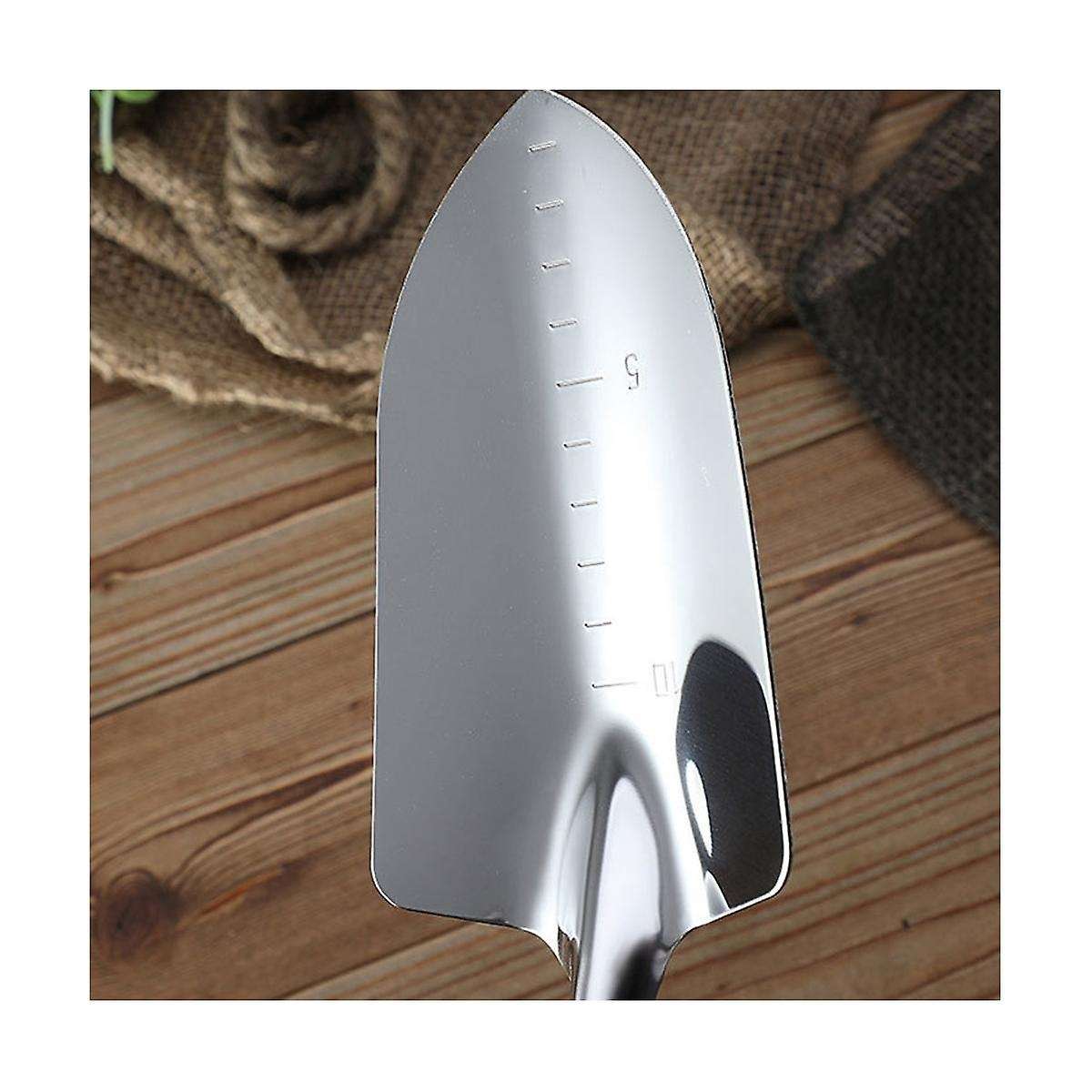 The 3-piece Garden Wooden Handle Small Shovel Includes A Wide Shovel, A Pointed Shovel and A Three-