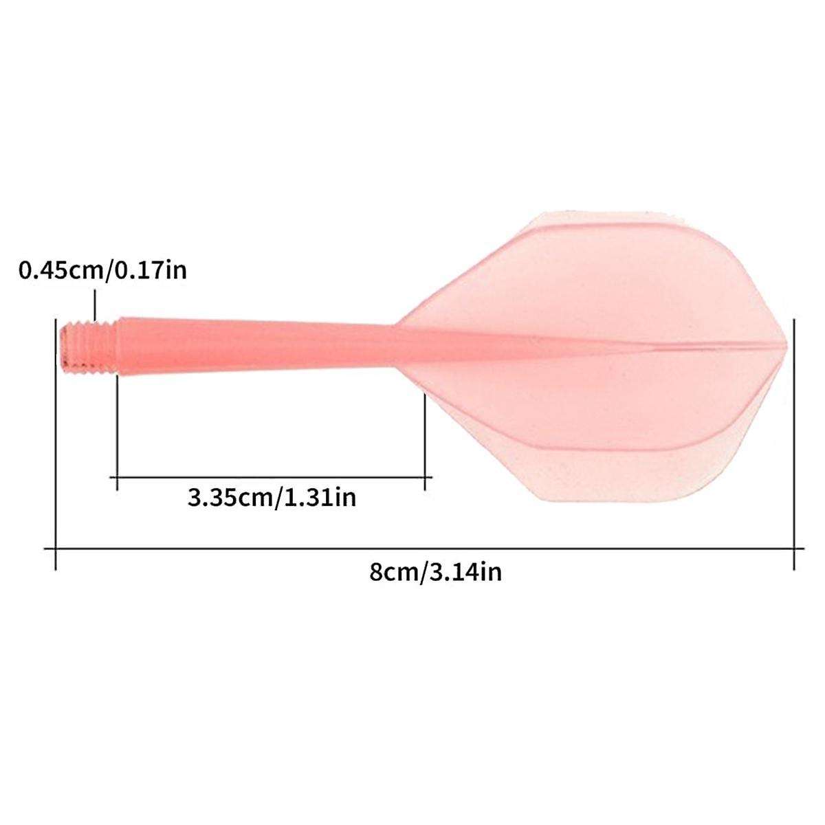 Threaded Integrated Wing Tail Anti-Fall Resistant Special Accessories for Public Pink