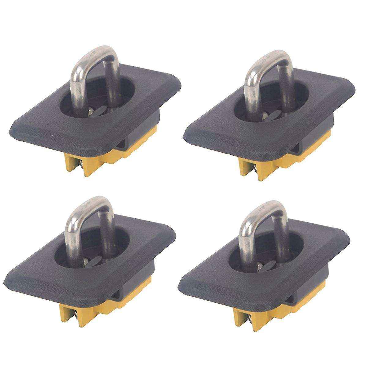 Tie Down Anchors Retractable Truck Bed Top Side D Ring for 1998-2014 1999-2013 1995-2008 RAM,4PCS