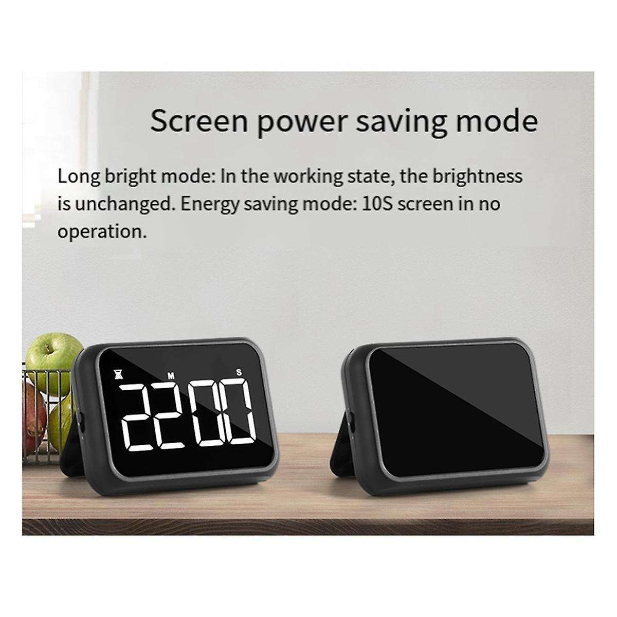 Timer for Kids, Kitchen , Digital Timer for Cooking, Magnetic Countdown Timer for Exercise, Study, O