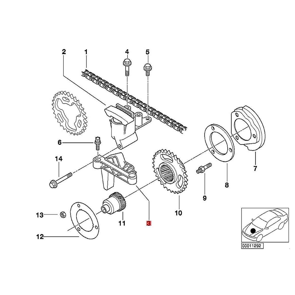 Timing Chain Guides 11311722651 for 3 5 Series E36 E46 E34 E39 X5 328I 320 323 325 328 330 525 528 5
