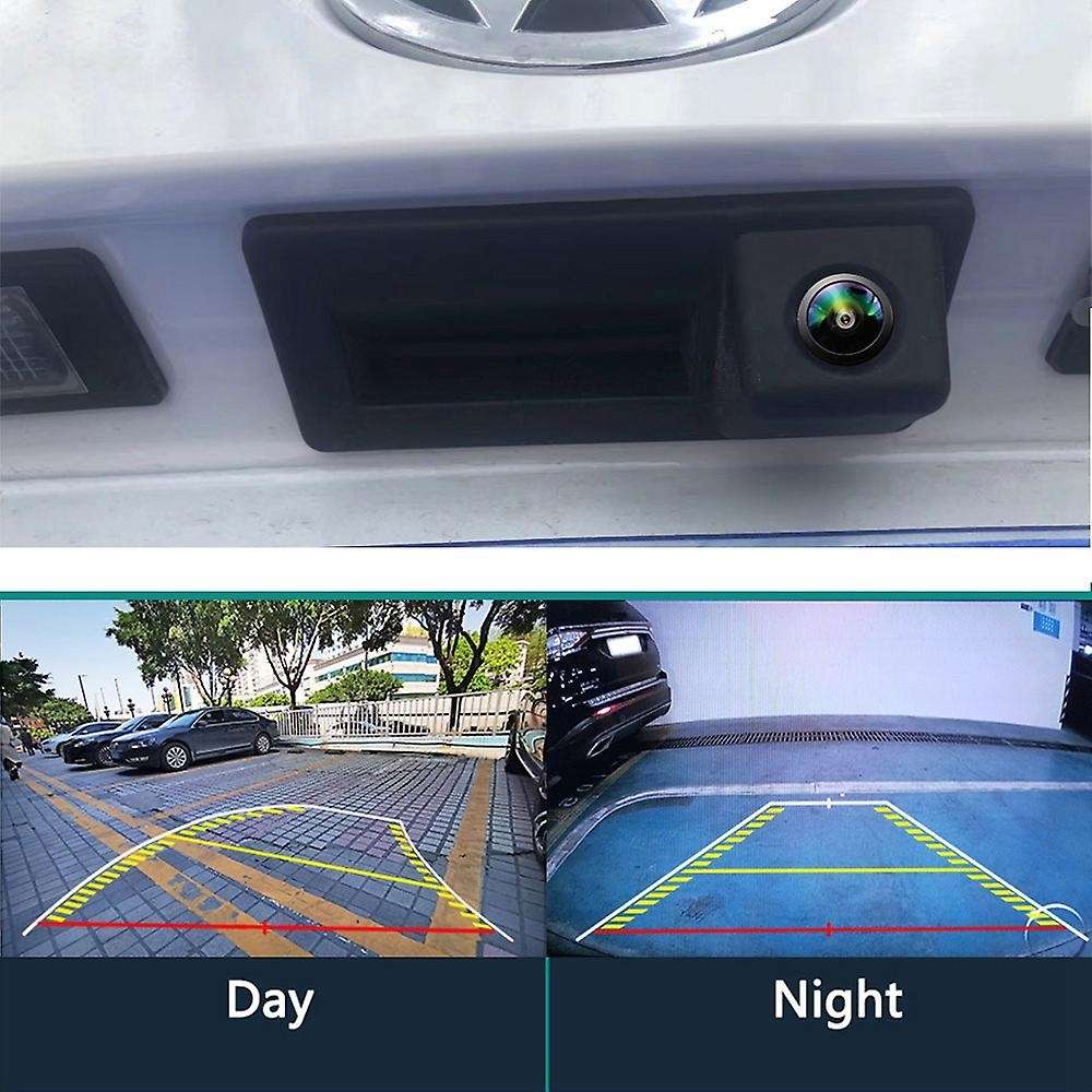 Track Vehicle Rear View Camera 170 Degree 1080P for- Golf- B6 7 for- A3 4 A5 A6 S5
