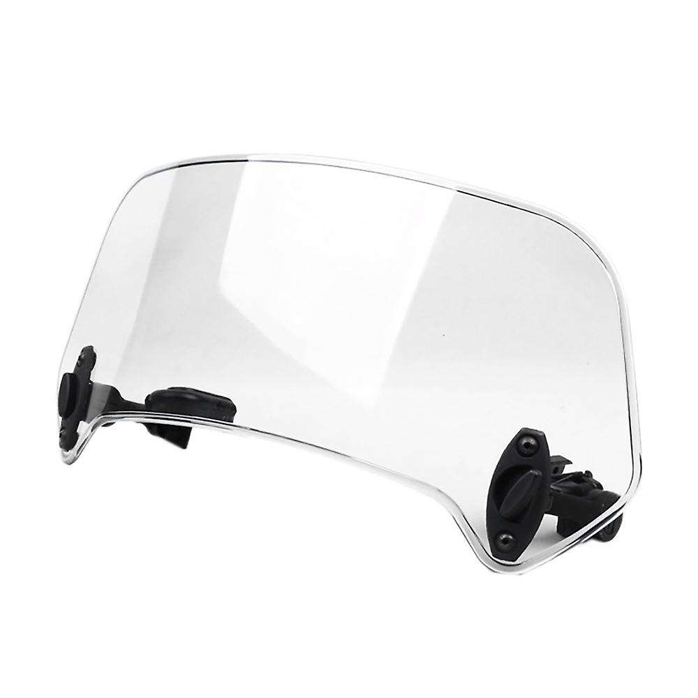 Transparent Color Universal Motorcycle Adjustable Wind Screen Extension Windshield Spoiler Deflector