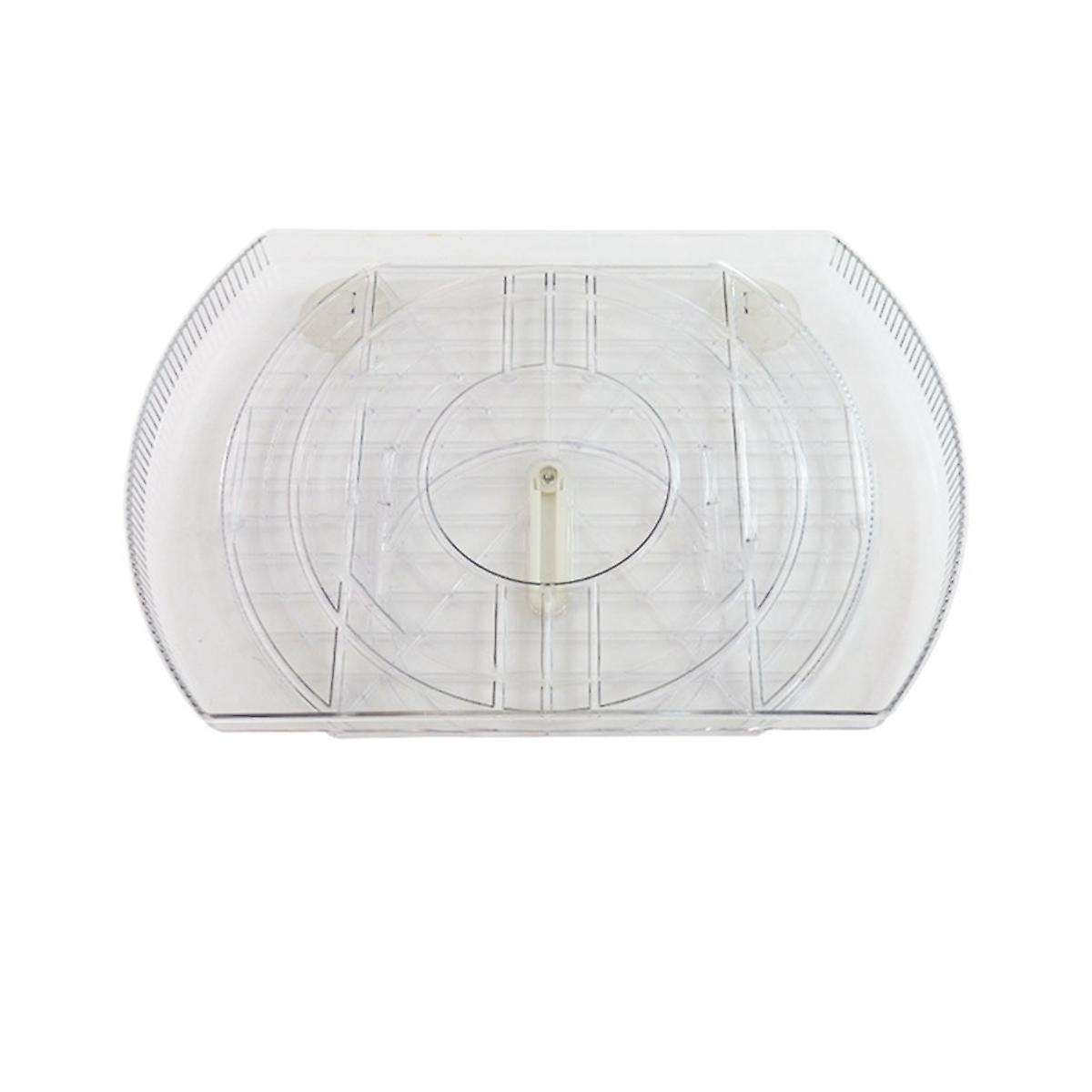 Turntable for Refrigerator, Square Turntable Organizer for Fridge Cabinet, Pantry, 1 Pack - Clear