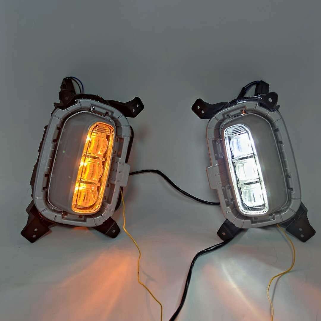 Turn Yellow Signal Relay 12V Car DRL Lamp LED Daytime Running Light for Seltos KX3 2020 2021