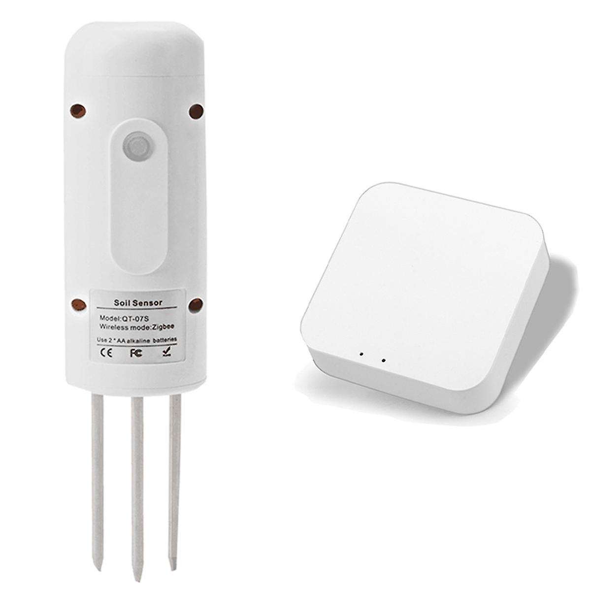 Tuya /Bee Wireless Soil Humidity Sensor Intelligent Temperature Moisture Tester Mobilephone APP Real