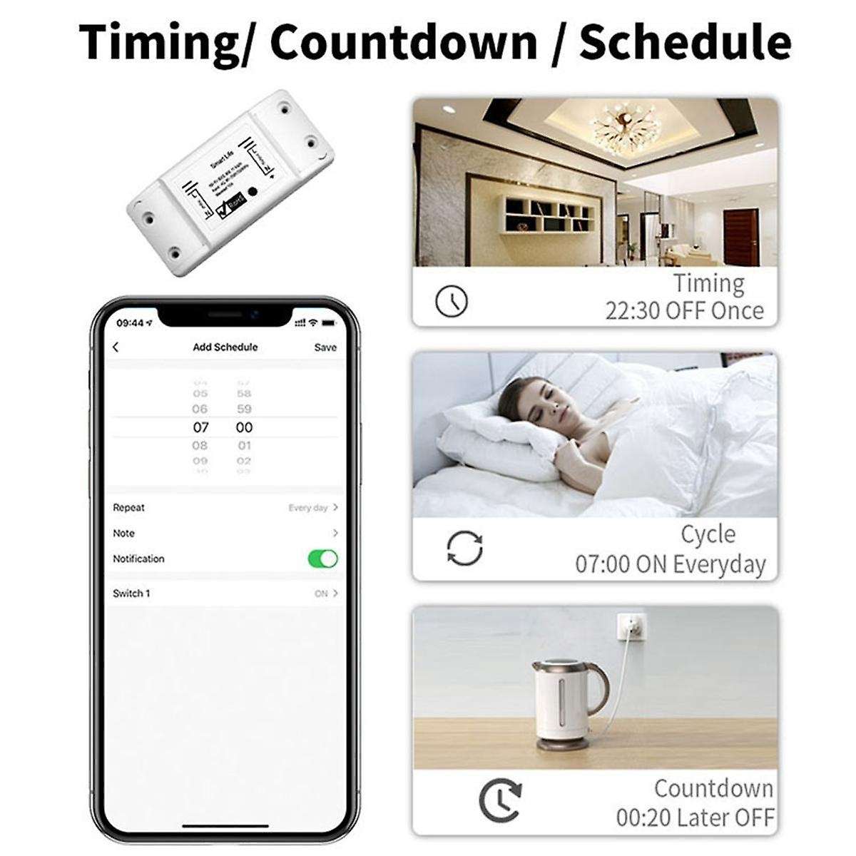 Tuya Wifi Smart Motorized Ball Valve Timing Water Smart Switch Electric Valve with Smart Life for A