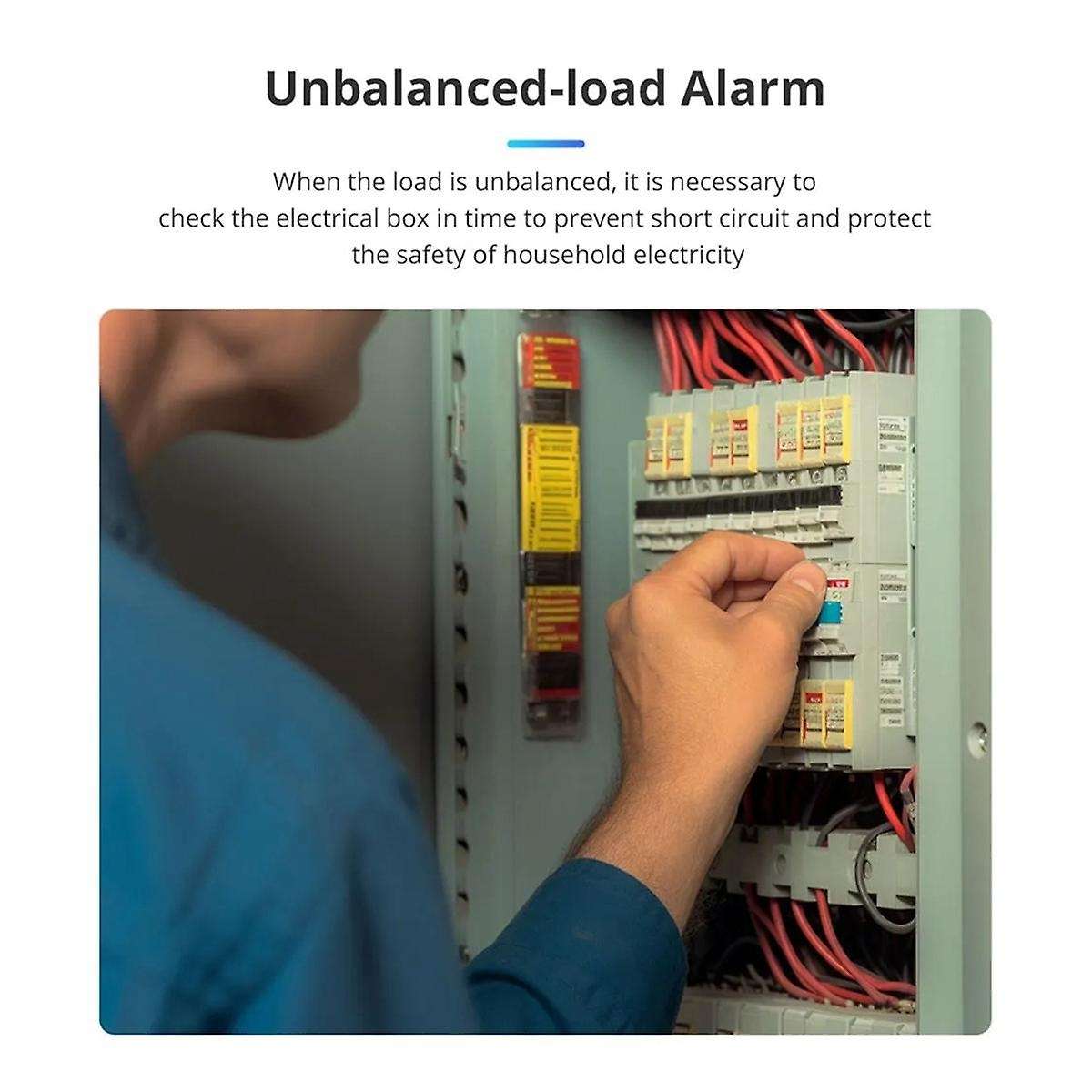 Tuya Zigbee 3 Phase Energy Meter Power Monitoring Real-Time Measure Consumption 63A Tuya Zigbee Hub
