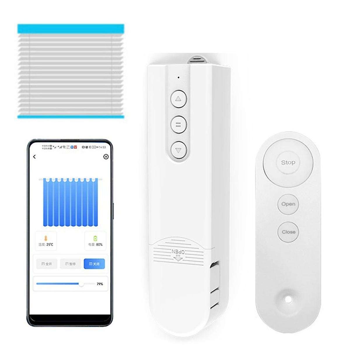 Tuya Zigbee Smart Blind Motor Driver+gateway+solar Panel Automatic Electric Roller Shutter Shadow Li