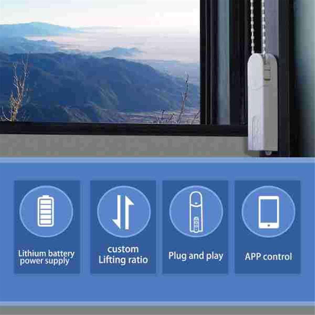 Tuya Zigbee Smart Blind Motor Driver+gateway+solar Panel Automatic Electric Roller Shutter Shadow Li