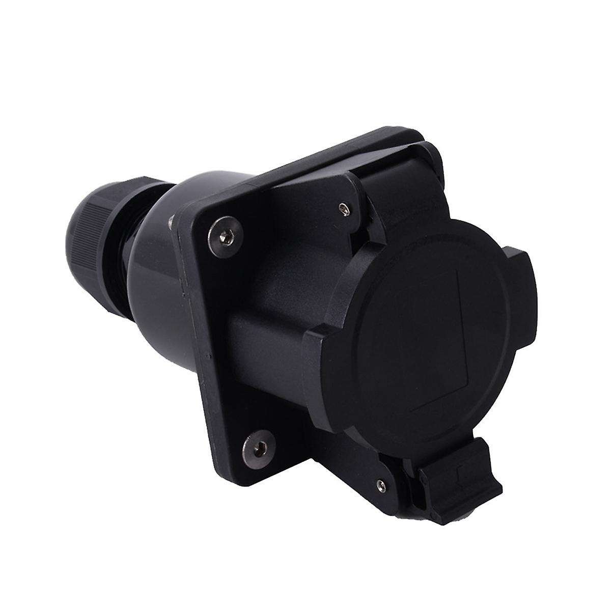 Type 1 Female Charging Plug ,16a 32a 40a 60a 250v Ac ,sae J1772 Ev Charger Vehicle End Socket Outle