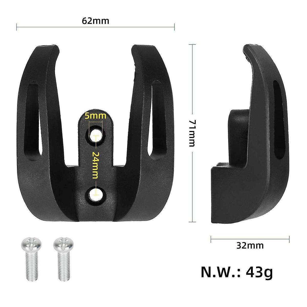 Universal Front Hook Hanger Electric Scooter for 1S / Helmet Dual Claw Bags Grip Scooter Handle Hook