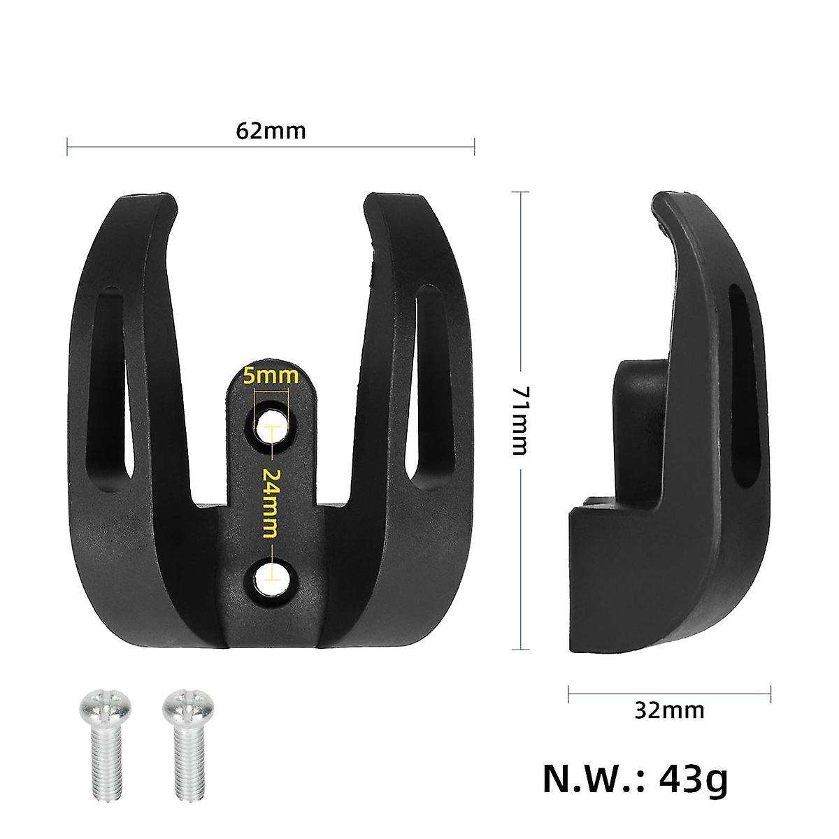 Universal Front Hook Hanger Electric Scooter for 1S / Helmet Dual Claw Bags Grip Scooter Handle Hook