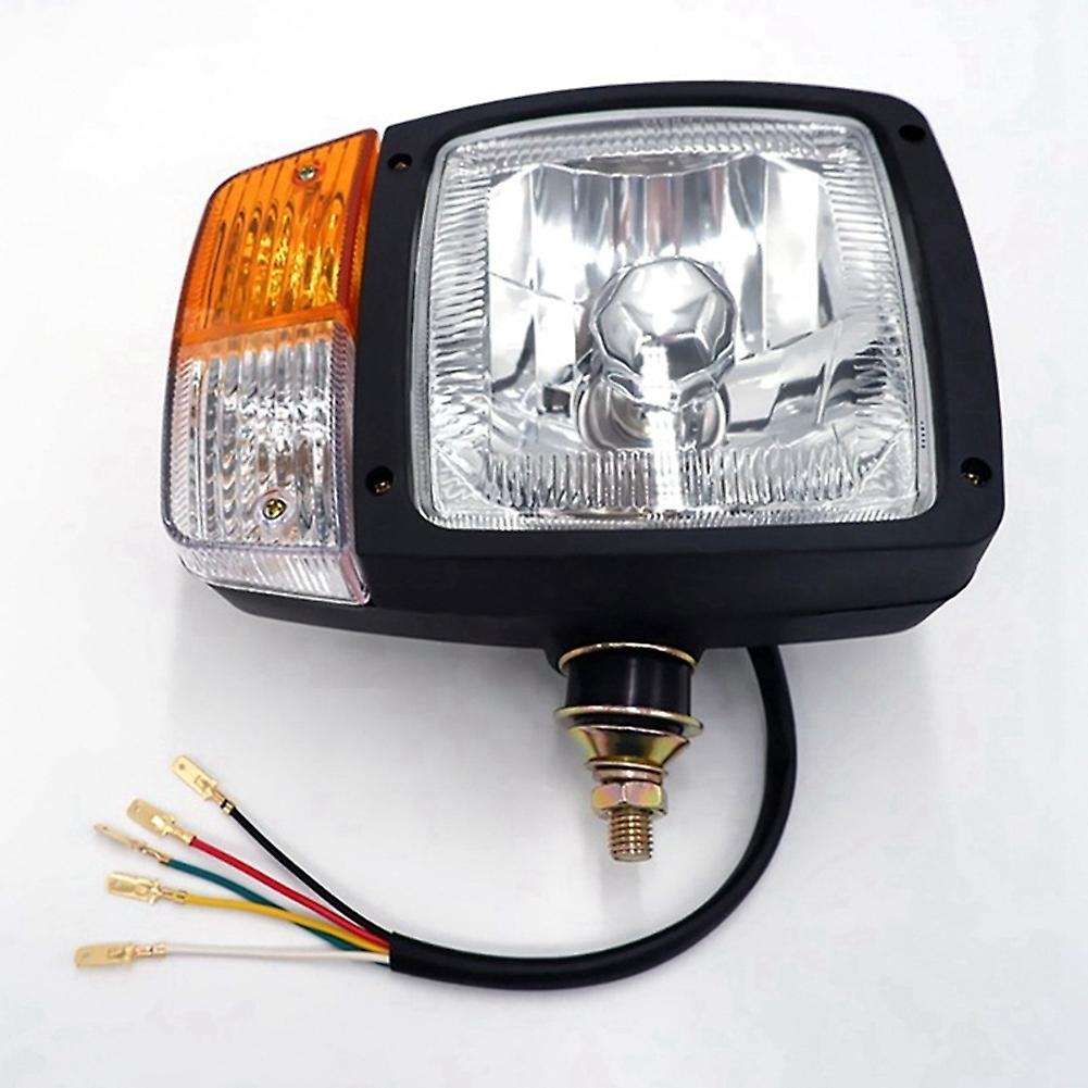 Universal LED Turn Signal Indicator Work Light Headlights,for Tractor Trailer Excavator Truck Left S