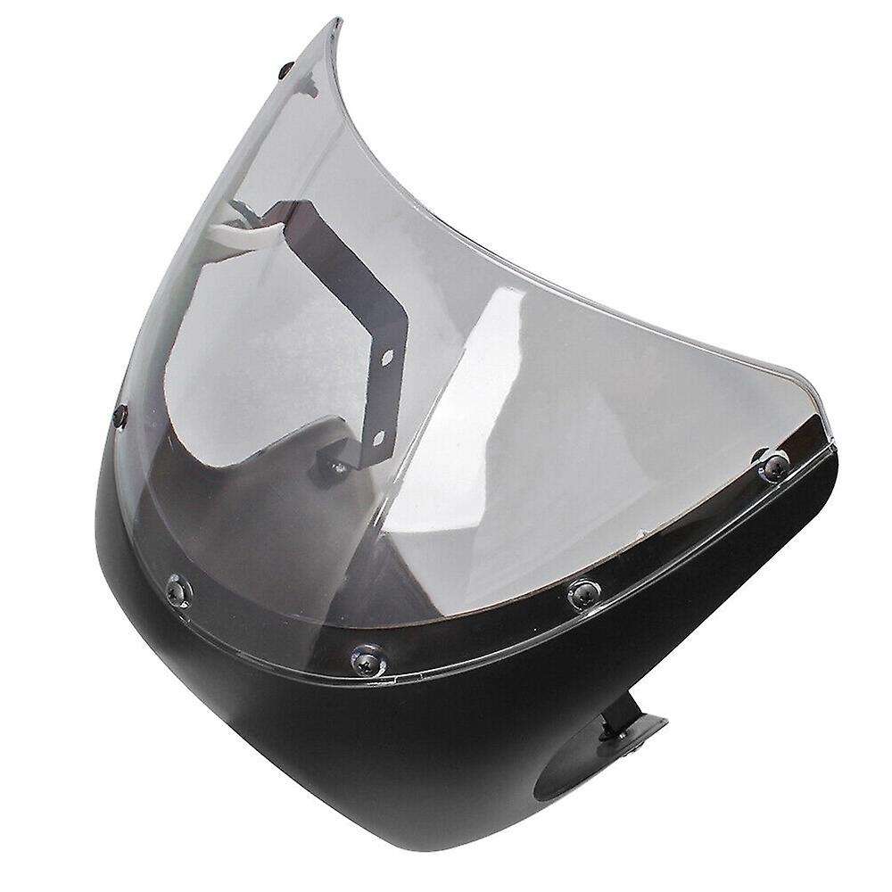 Universal Motorcycle Cafe Racer 7Inch Headlight Handlebar Fairing Windshield Kits for Sportster Bobb