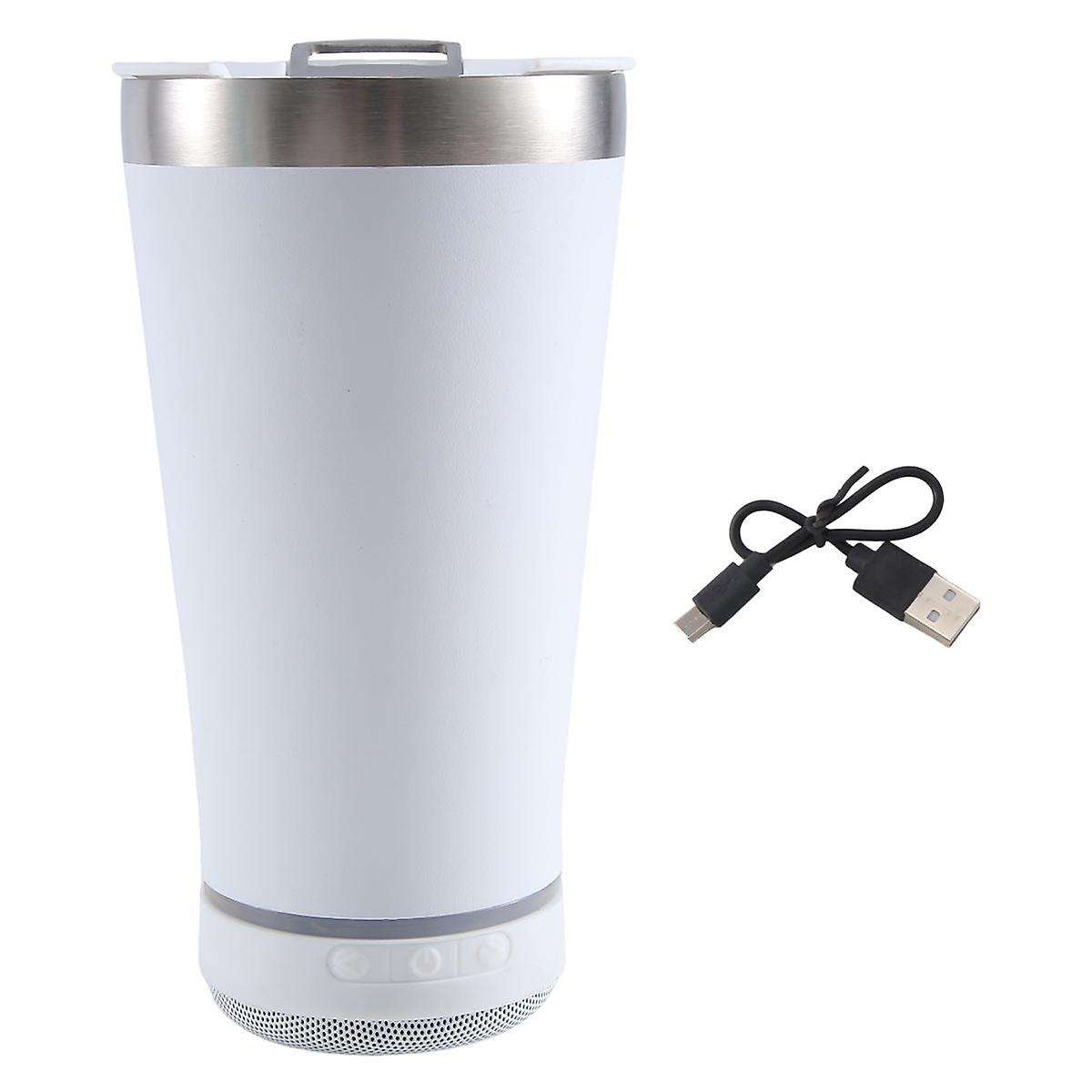 USB 16Oz Thermal Bluetooth Tumbler Reusable Stainless Steel Double Wall Tumbler 473ML Insulated Beer