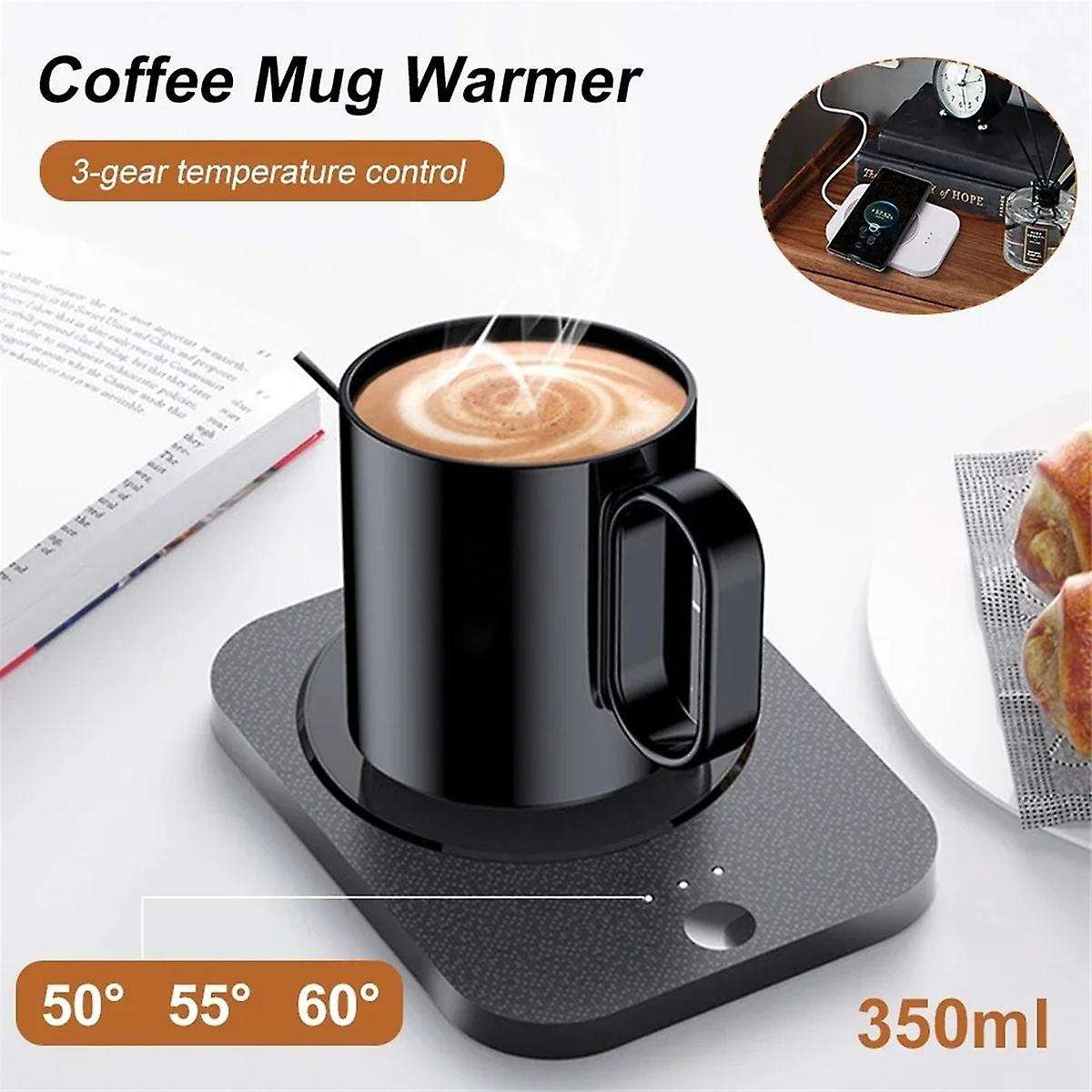 Usb Cup Warmer Coffee Milk Tea Water Mug Heater 3 Gear Temperature Heating Coaster for Home Office W