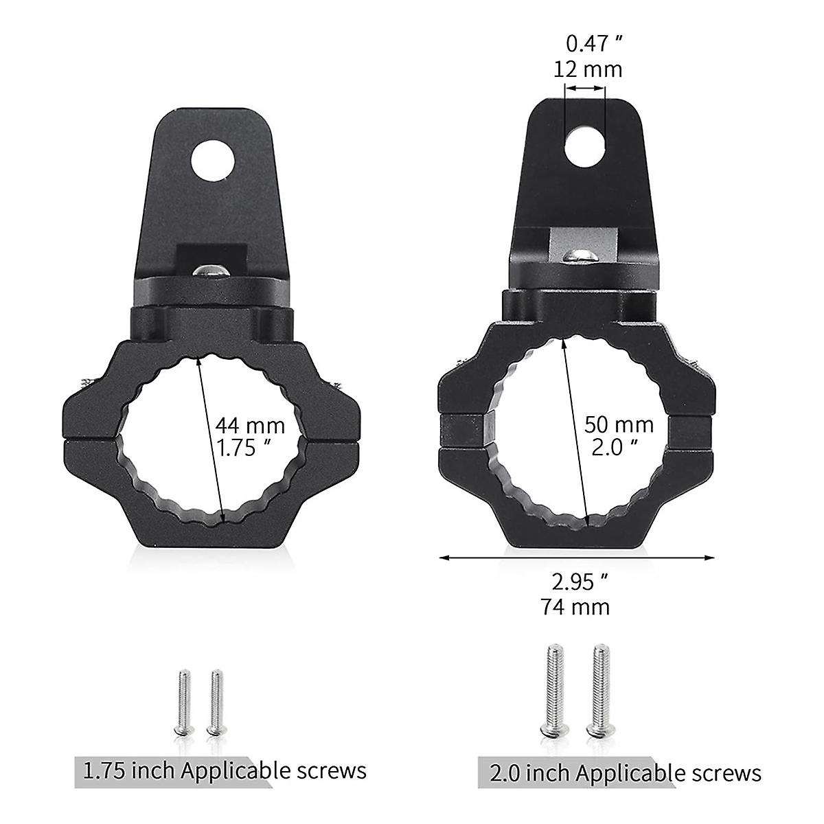 UTV Bracket for Mounting Flag and Whip Light 360 Rotating Flag Hole Adjustable to All SXS 1.75 to 2I