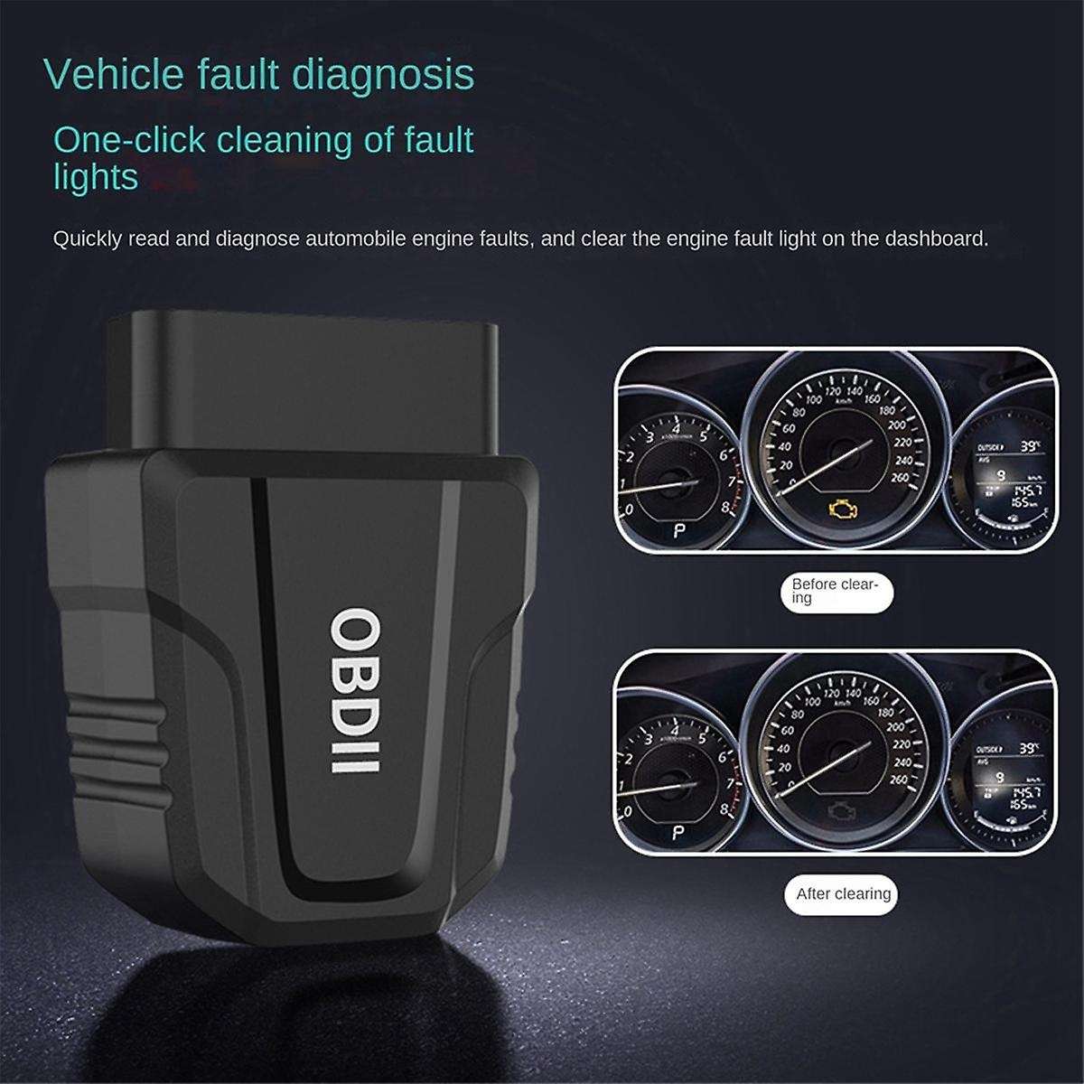V011 OBD OBDII Diagnostic Tool Bluetooth 5.4 for IOS/Android OBD2 Professional Code Reader 9Protocol