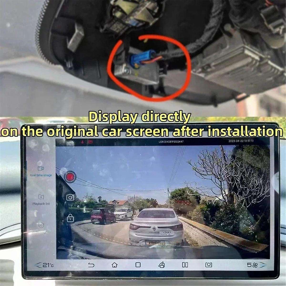 Vehicle Mounted Dash Cam Cable ADAS GPS Camera DVR Drive Recorder Camera Wiring for Dolphin Seal Act