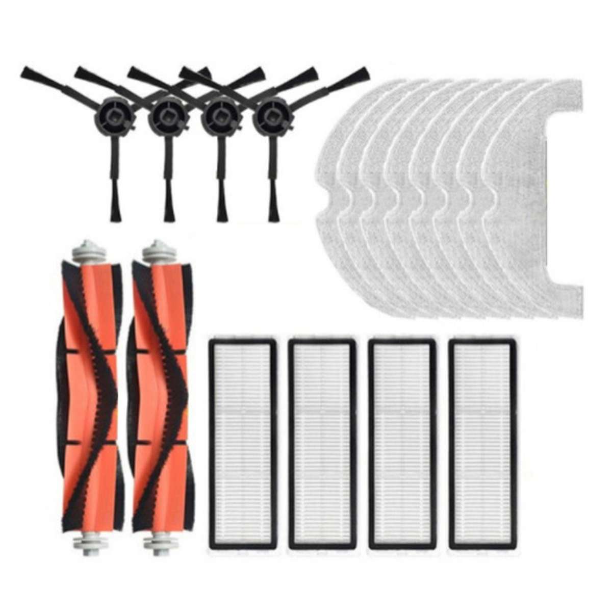 For Dreame Bot Z10 Pro Z10pro Robotic Main Brush Filter Mop Cloth