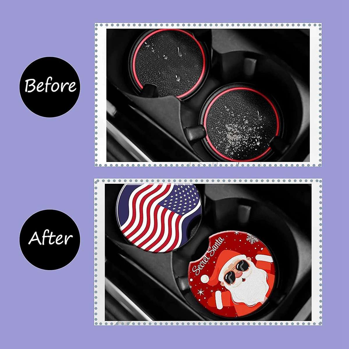 100pcs Blank Coasters,for Thermal Sublimation Diy Crafts,car Coasters