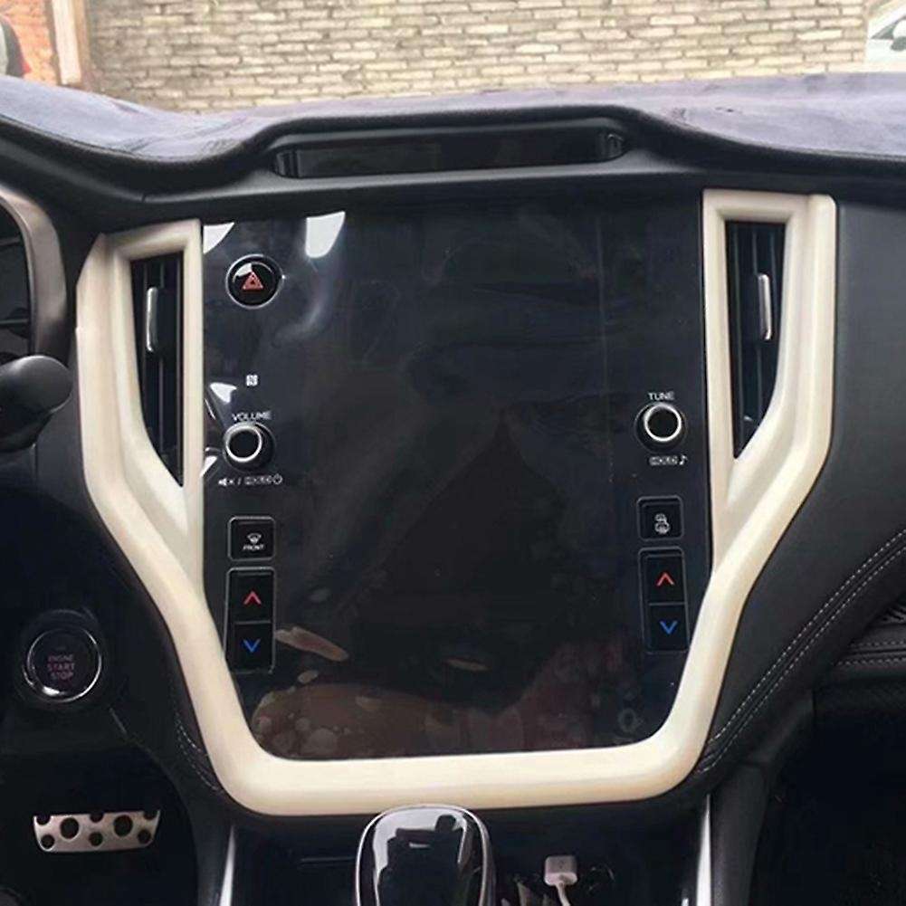 Carbon Fiber Navigation Panel Cover for Subaru Outback Bt 2021 2022