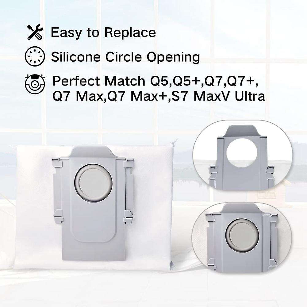 Dust Bags Collector Sets for Xiaomi Roborock S7 Maxv Ultra Q5+ Q7+