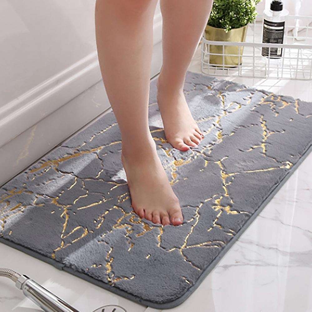 Modern Bath Mat Rug Anti Slip Washable Living Room Mat Rectangle C