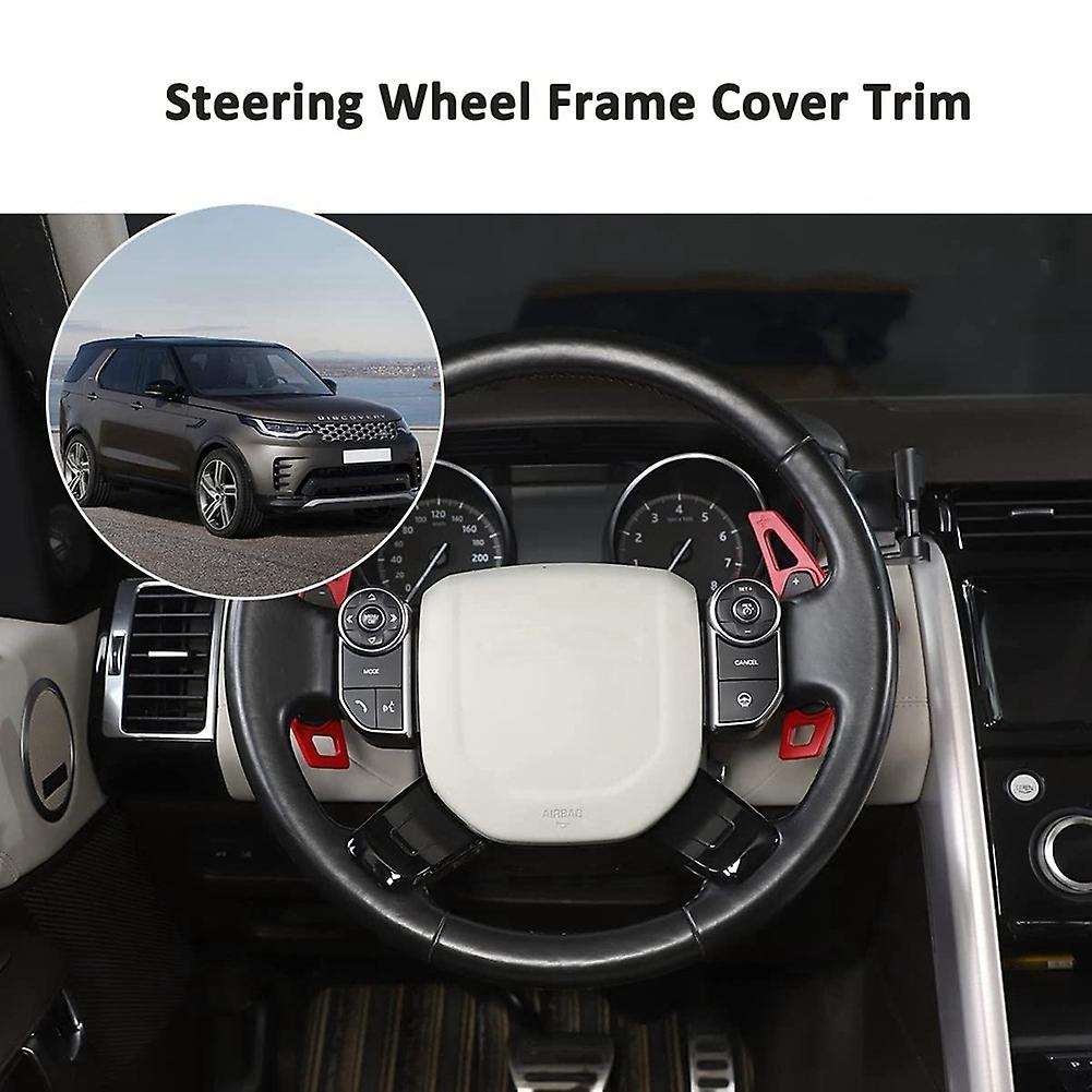 Car Steering Wheel Cover Trim for Discovery 5 Lr5 2017+ Vogue 2013+
