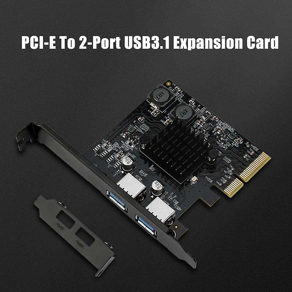 Pci-e to 2-port Usb3.1 Adapter Card Support Pci-ex4/x8/x16 Slot