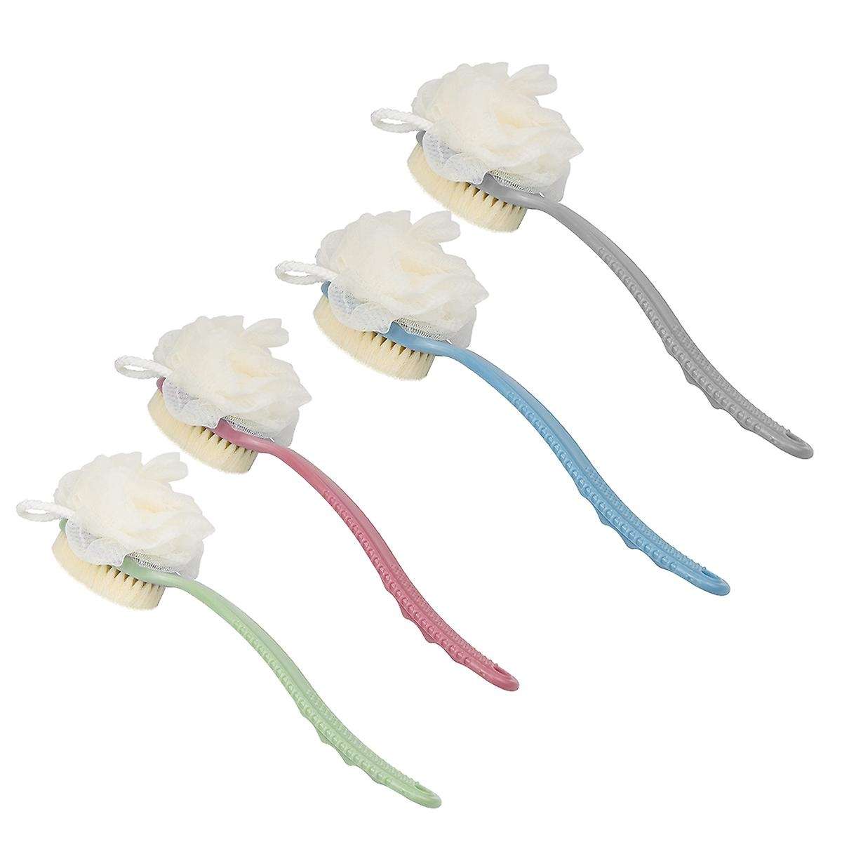 Soft Hair Long Handle Bath Brush Household Bath Ball Double-sided