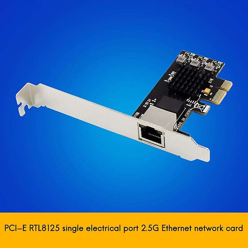 Pci-e X1 Rtl8125 Single-port 2.5g Gigabit Server Network Card