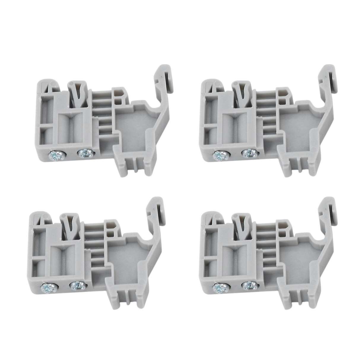 2x Din Rail Terminal Blocks Kit Terminal+ground Blocks+aluminum Rail