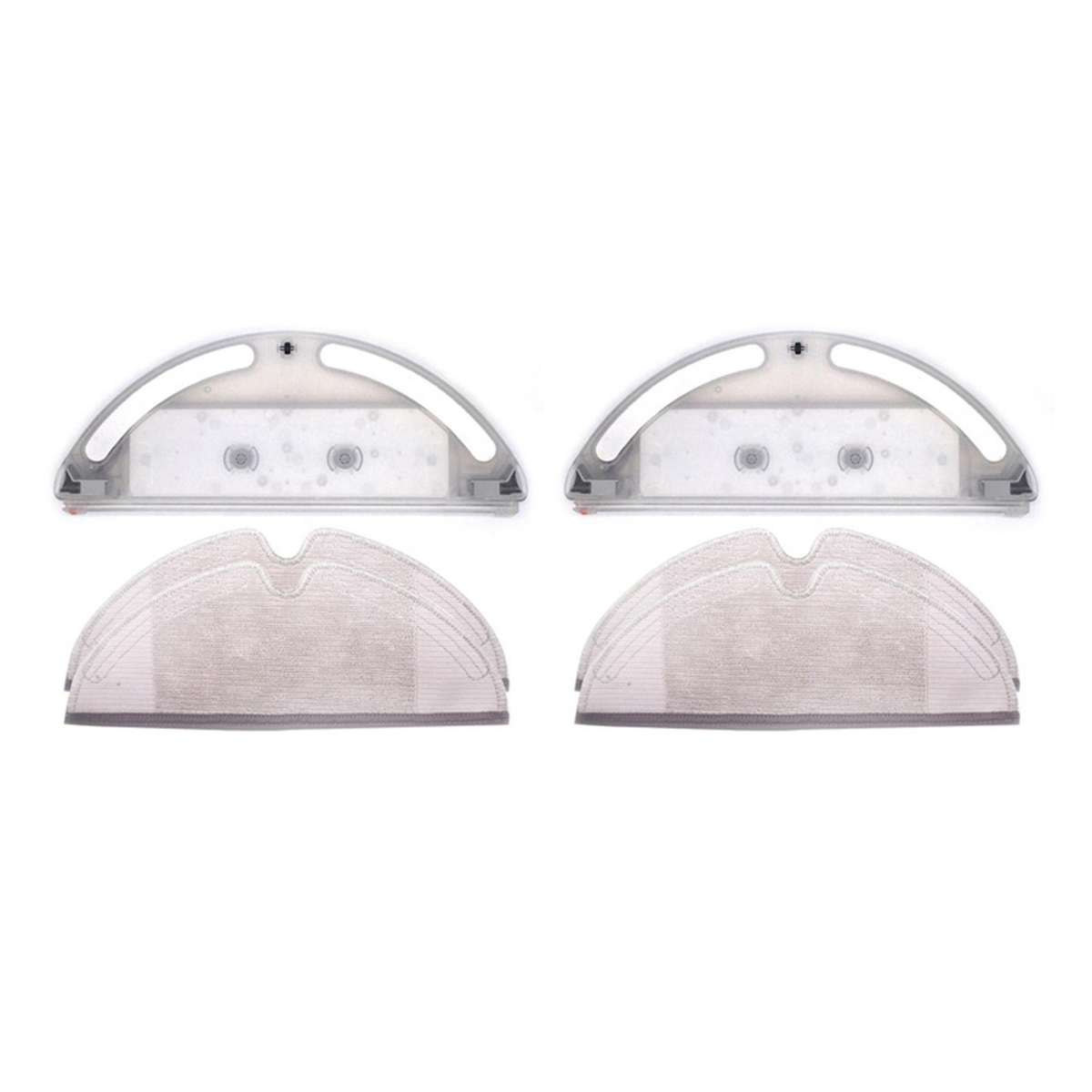 2x Water Tank + Mop Cloths for Xiaomi Roborock S50 Vacuum Cleaner