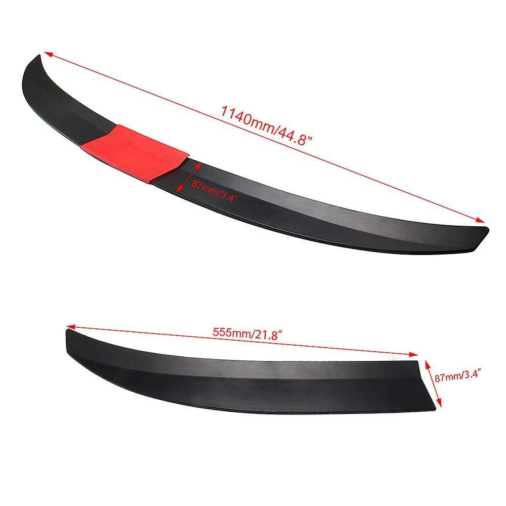 Rear Spoiler Tail Trunk Boot Wing Bar Three-stage Rear Lip Spoiler