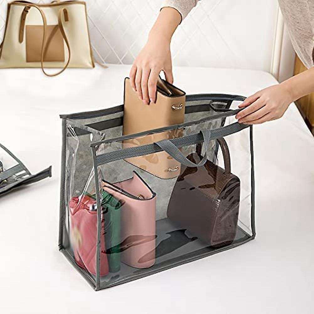 8 Pcs Handbag Dust Bags for Closet Small to Extra Large Zipper Bags