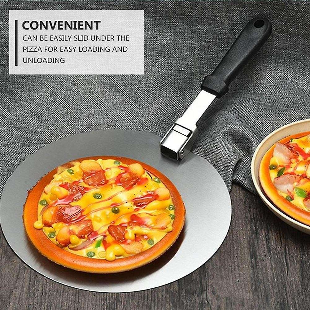 12 Inch Pizza Shovel with Pizza Slicer Stainless Steel Baking Tool