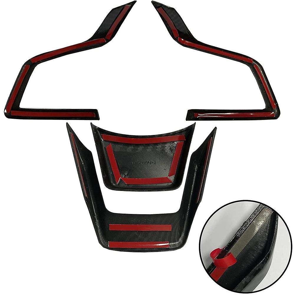 4pcs Car Steering Wheel Cover Trim for Subaru Forester Xv Outback,red
