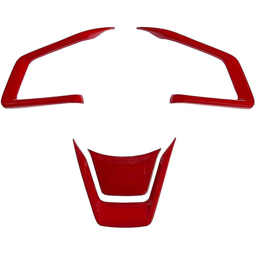 4pcs Car Steering Wheel Cover Trim for Subaru Forester Xv Outback,red