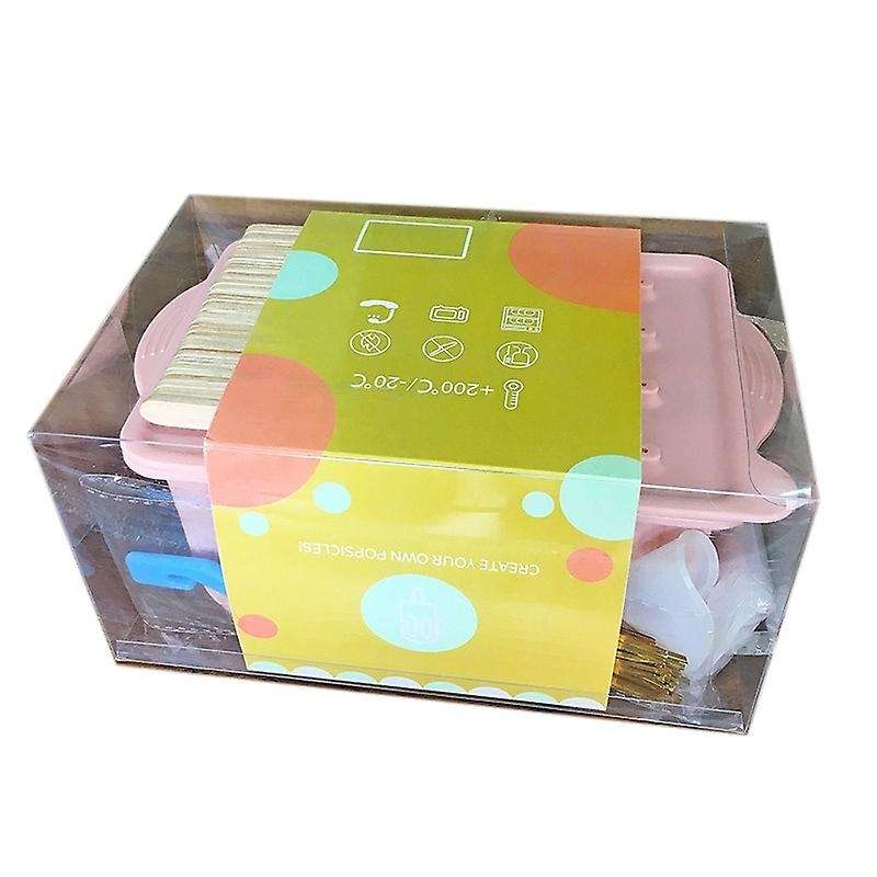 12 Ice Cream Molds with Silicone Funnel and Cleaning Brush A