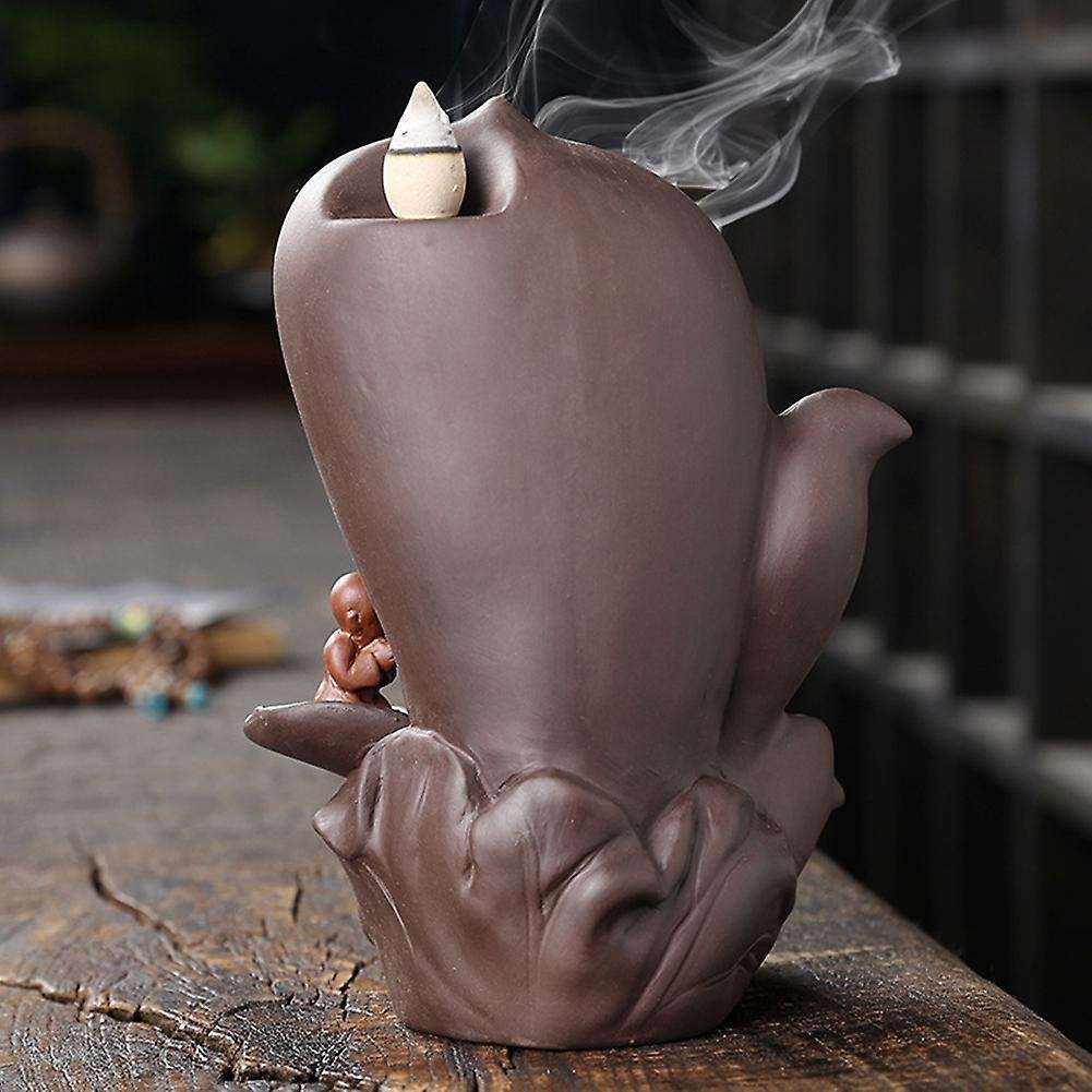 Reflux Aroma Ceramic Incense Burner Waterfall Backflow Censer