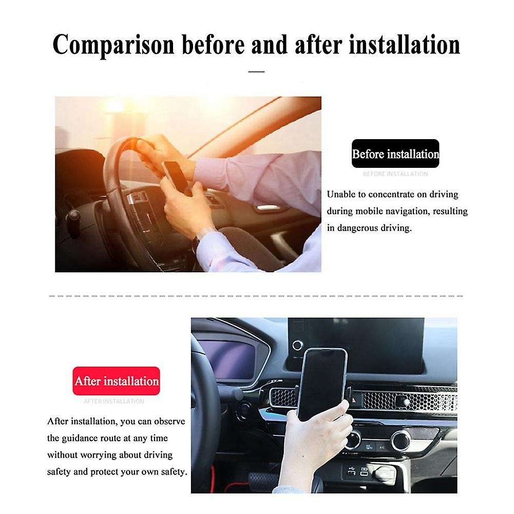 Car Mount Phone Holder for 11th Honda Civic 2022 360 Degree Rotation